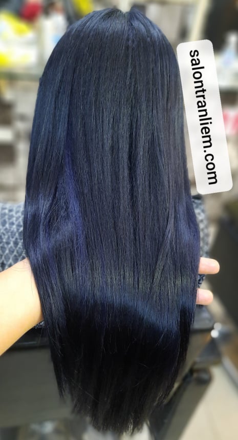 Top 73 về màu tóc blue black  damrieduvn