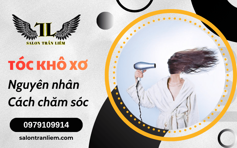 tóc bị khô xơ